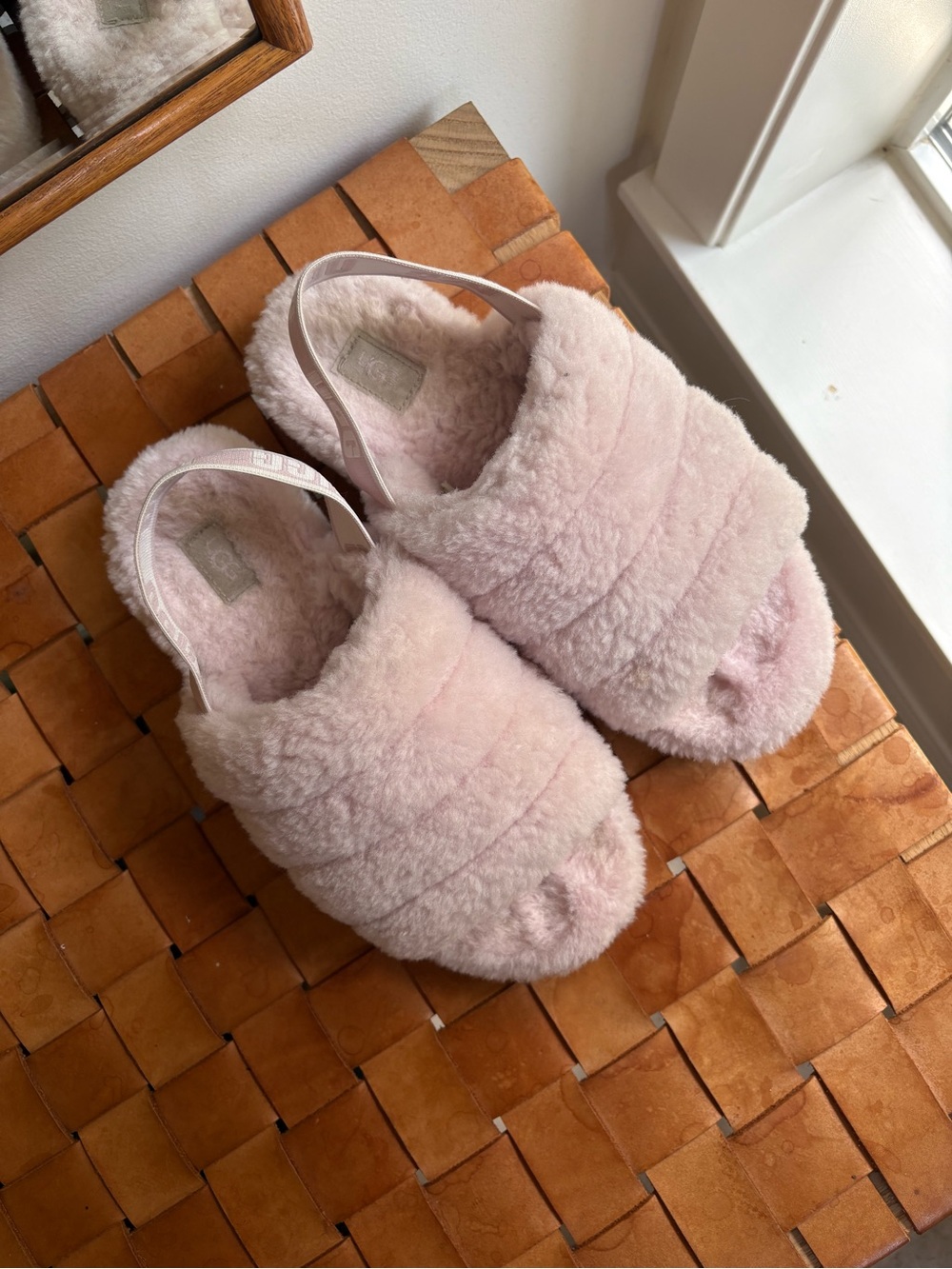 Ugg fluff yeah slippers.